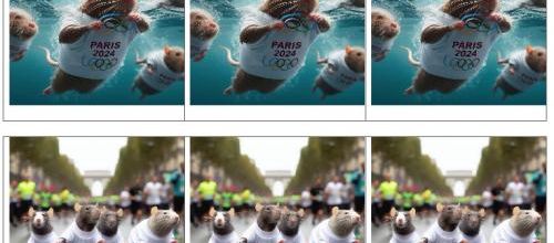 Images prod écrit n°2 : Les souris (nage et course)