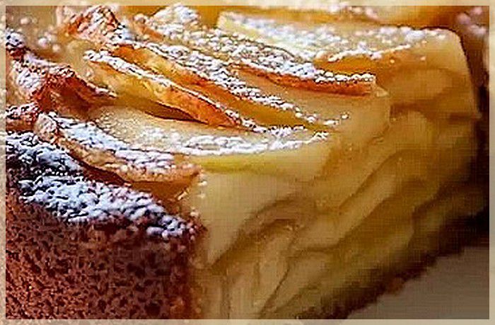 Gâteau moelleux aux pommes