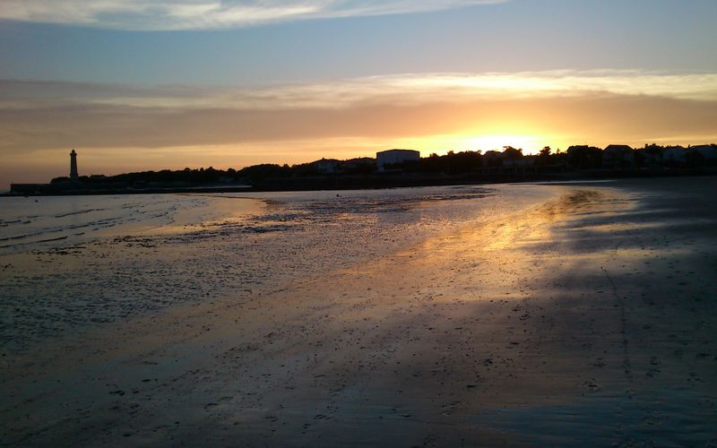 Coucher de soleil à Saint Georges de Didonne dept 17