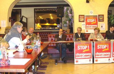 Catherine Trautmann à Châtillon sur Seine...