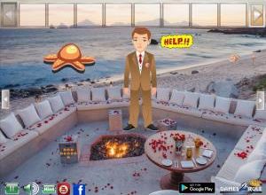 Groom locates the bride soluce