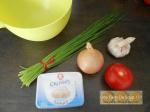 Tartinade au fromage frais, tomate, ciboulette, ail & oignon