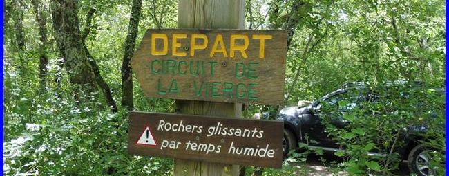 Sud Ardèche - Bois de Païolive, le sentier de la Vierge