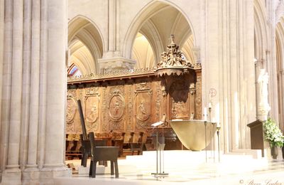 Cathédrale Notre Dame de Paris : le transept et le choeur