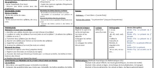 Affichage période 3 (GS/CE2) (pour les remplaçants)