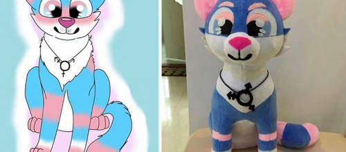 Des dessins d’enfants en peluches
