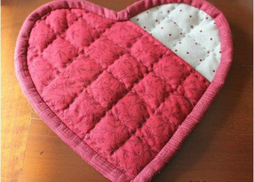 Pochette quiltée