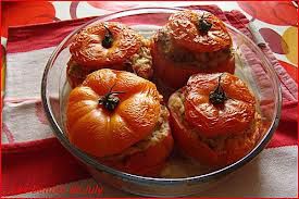 Piquillos de tomates farcies aux encornets