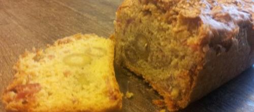 Cake aux olives sans gluten