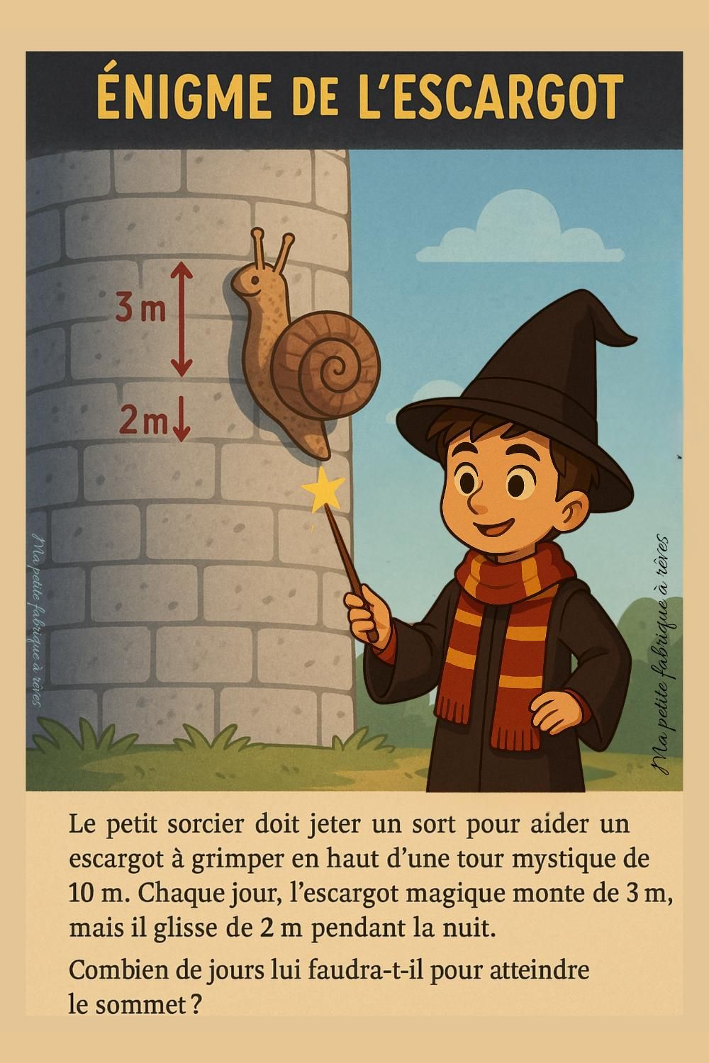 Enigme mathématique quotidienne Harry Potter