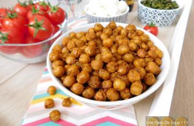 Pois chiches croustillants aux épices