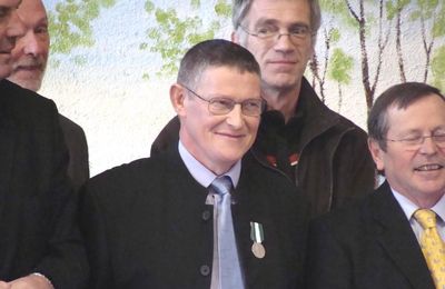 La médaille d'argent de Michel Martin...
