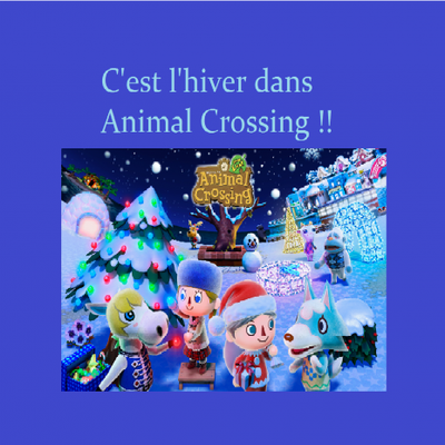 L'hiver Animal Crossing New Leaf <3