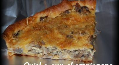 Quiche aux champignons