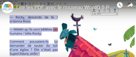 WordQ 5 : nouvelle version avec lecteur de PDF
