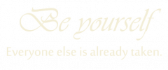 2017-5-Be Yourself