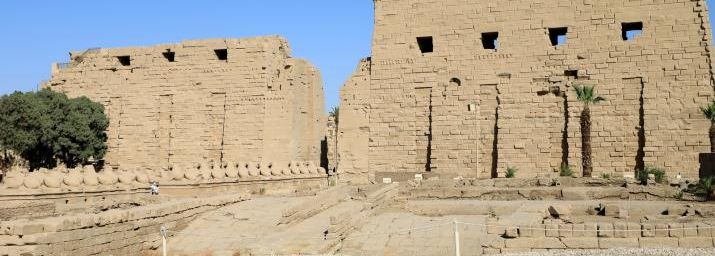 Le temple de Karnak à Louxor, Thèbes, Egypte