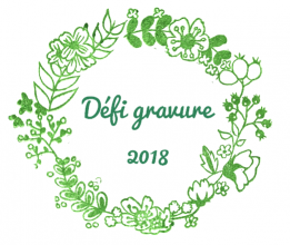 Défi gravure 2018 - 2/6 Tampons de plantes suspendues