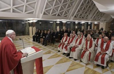 Messe à Sainte Marthe: annoncer le Christ n’est pas du marketing - VA