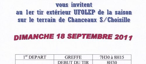 1 er Tir extérieur 