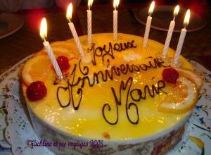 Bon anniversaire Marie !
