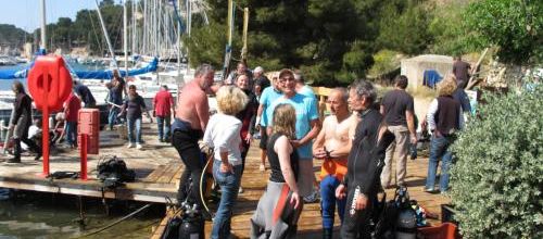 Cassis: Environ 18 m³ de détritus retirés des fonds de Port Miou