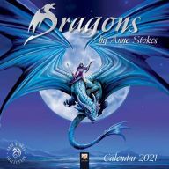 [download pdf] Dragons by Anne Stokes Wall Calendar 2021 (Art Calendar)
