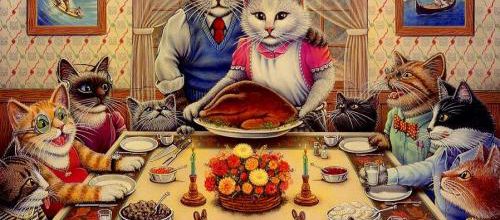 Tableau du samedi 143  : Repas de fêtes