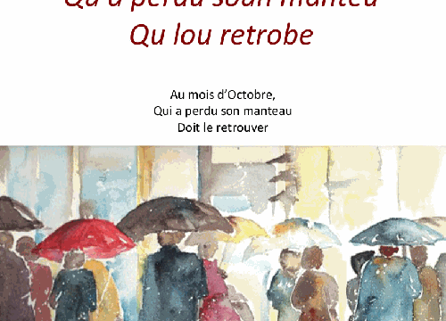 Lou dicho dóu mes !