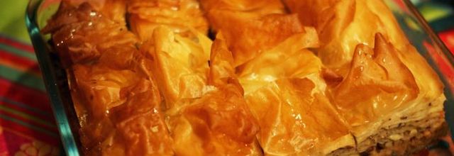 Recette des baklavas véganes 