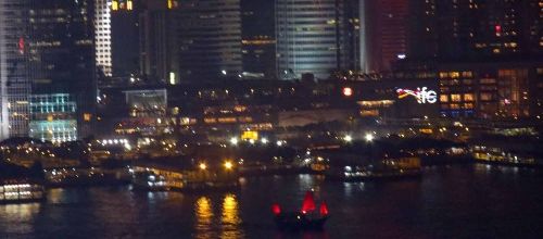 Kowloon - La baie de Hong Kong s'illumine