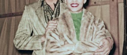 photo johnny cash - vivian .