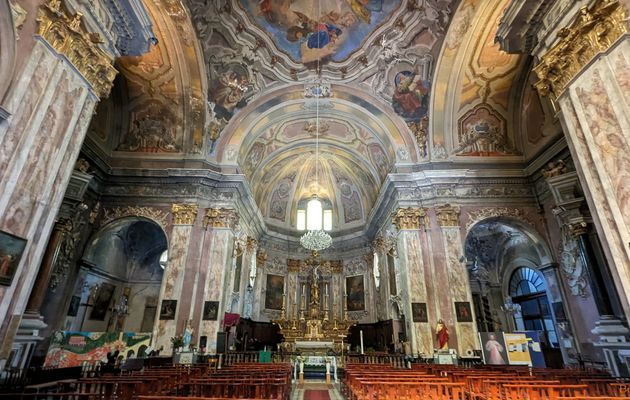 L'église Santa Maria à Breil sur Roya