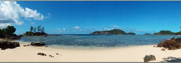 Panorama sur Anse l'Islette - Port Glaud - Mahé - Seychelles