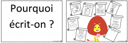 Pourquoi écrit-on?