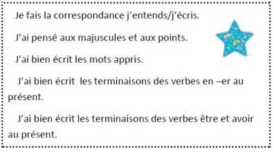 Grille de correction dictée 