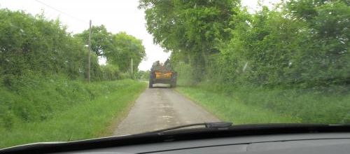 Sur une route du Poitou cet après-midi
