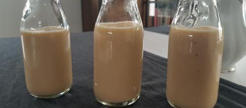 Smoothie pommes bananes.