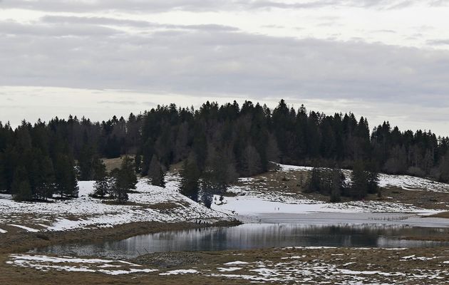 Le 2 janvier 2022 : Le "lac" de Merlogne