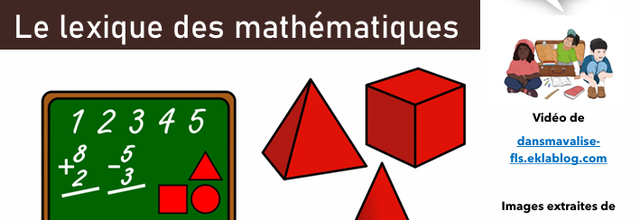 Vidéo: le lexique des mathématiques