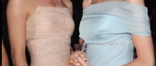 La princesse Charlène avec Charlotte Casiraghi