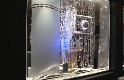 Vitrine éclairée de Châtillon sur Seine...