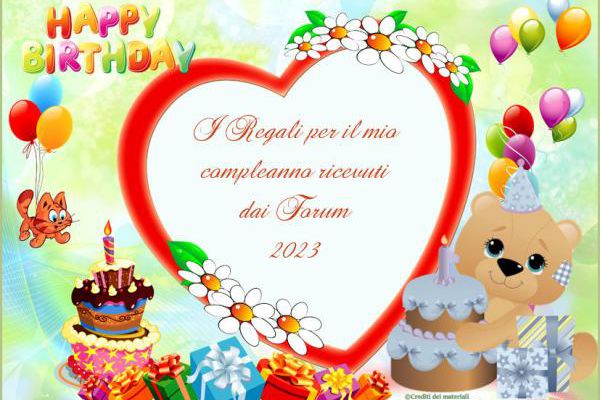 I Regali per il mio compleanno dai Forum Cleographic e Emozioni Grafiche 2023 pag 1