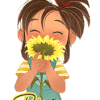 gif animé, blinkie,BISOUS,signature animee