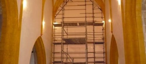 Achèvement de la première tranche de travaux dans l'église