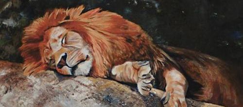 La Méridienne du lion (Victor Hugo)