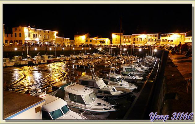 Port de La Flotte après le feu d'artifice - Ile de Ré - 17