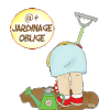 blinkie, gif anime jardin, jardinage, jardinier, au jardin