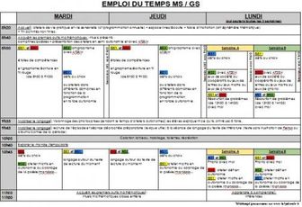 [outils pour l'enseignant] Mon emploi du temps 2022-2023