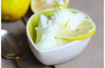 Sorbet au citron